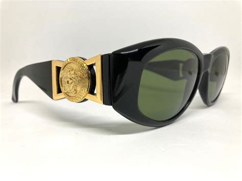 Gianni Versace Sunglasses Mod 424 C RH Col 852 Bk Authentic 